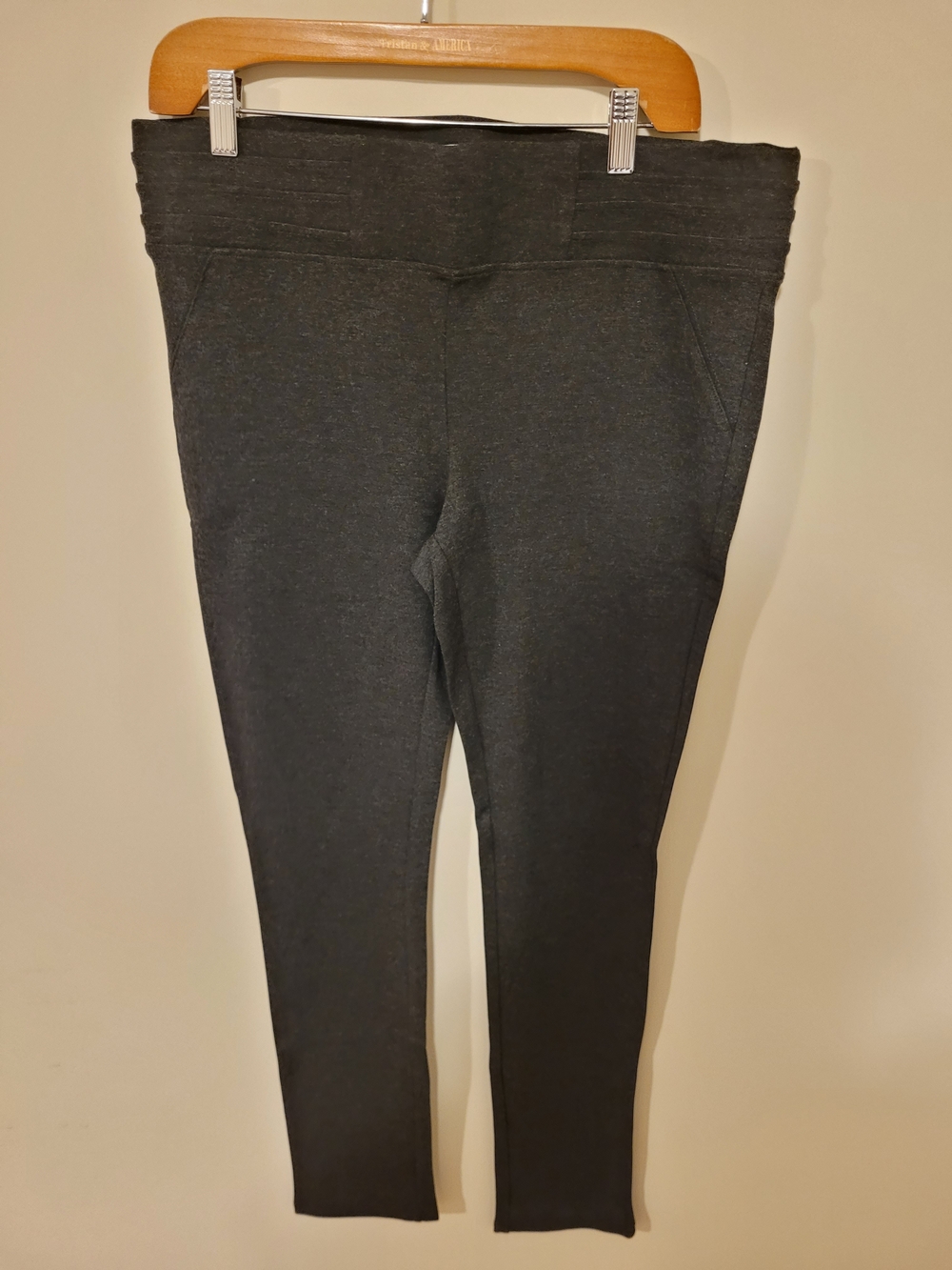 Women's One 5 One Dark Gray Active Leggings Size Large